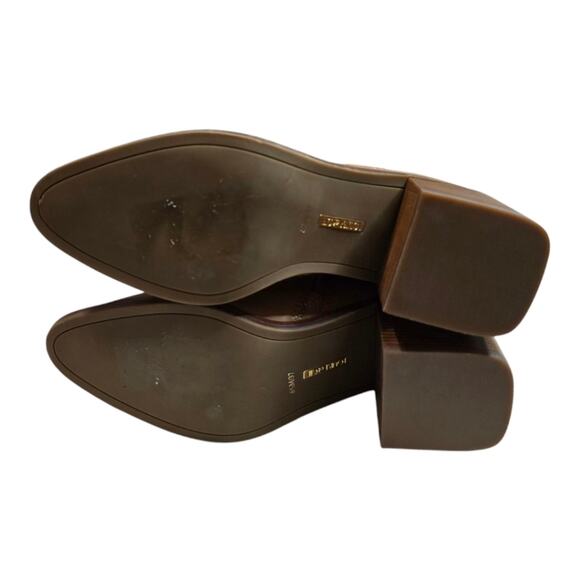 Louise et cie BROWN LEATHER Uzma ALE Booties boots Size 6.5 - Picture 4 of 11